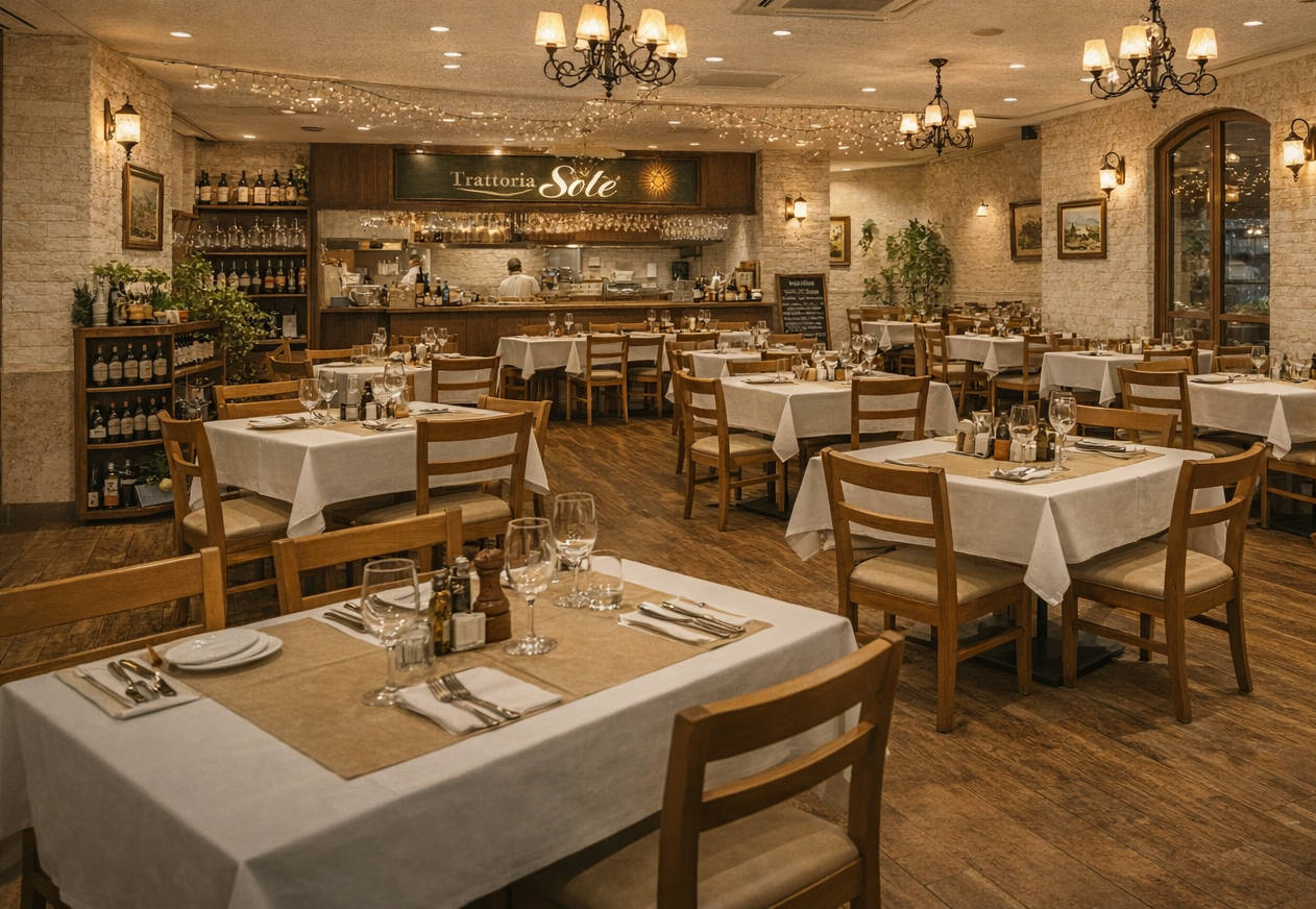 Trattoria Sole外観